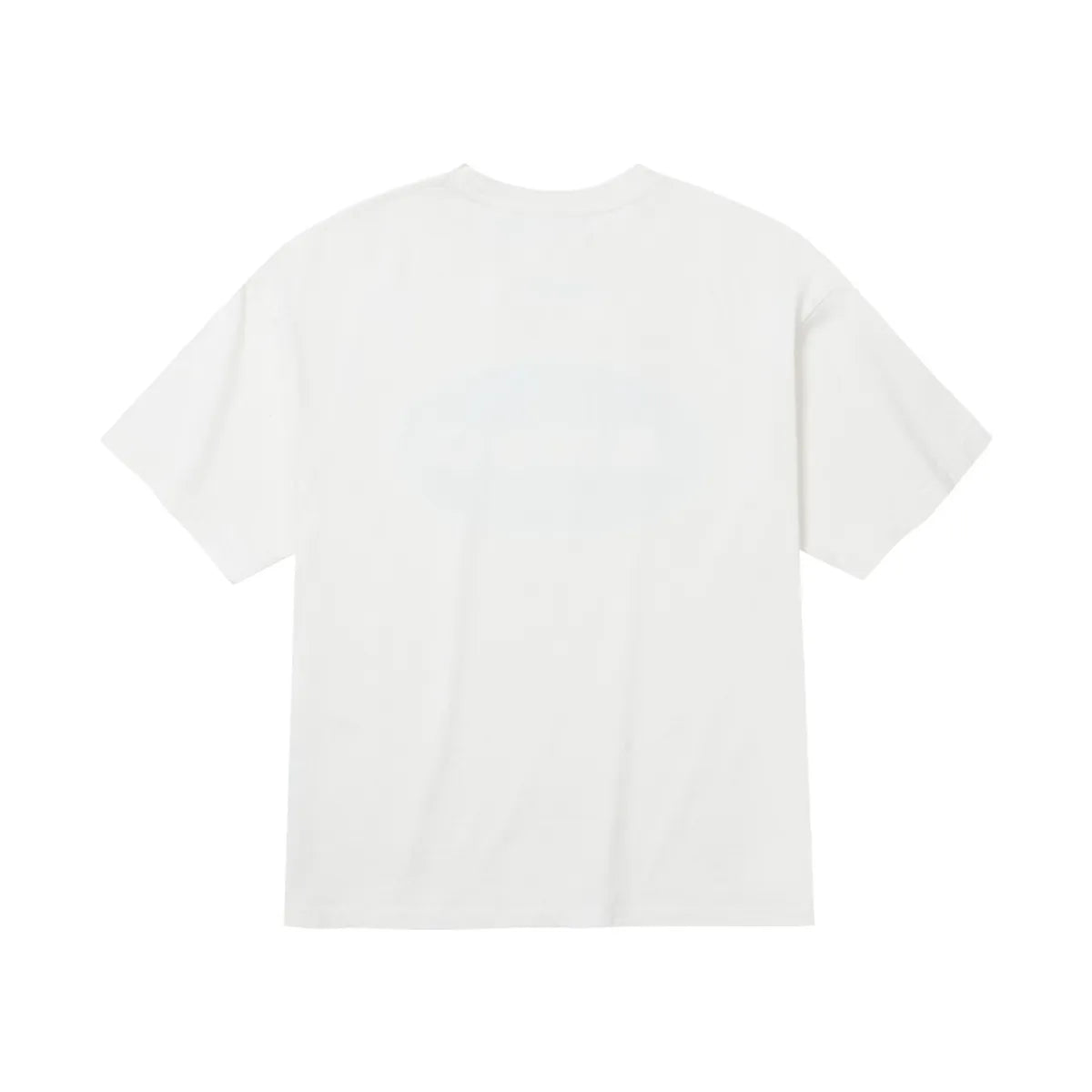 Amou Vintage Round Logo Washing Half T-shirts