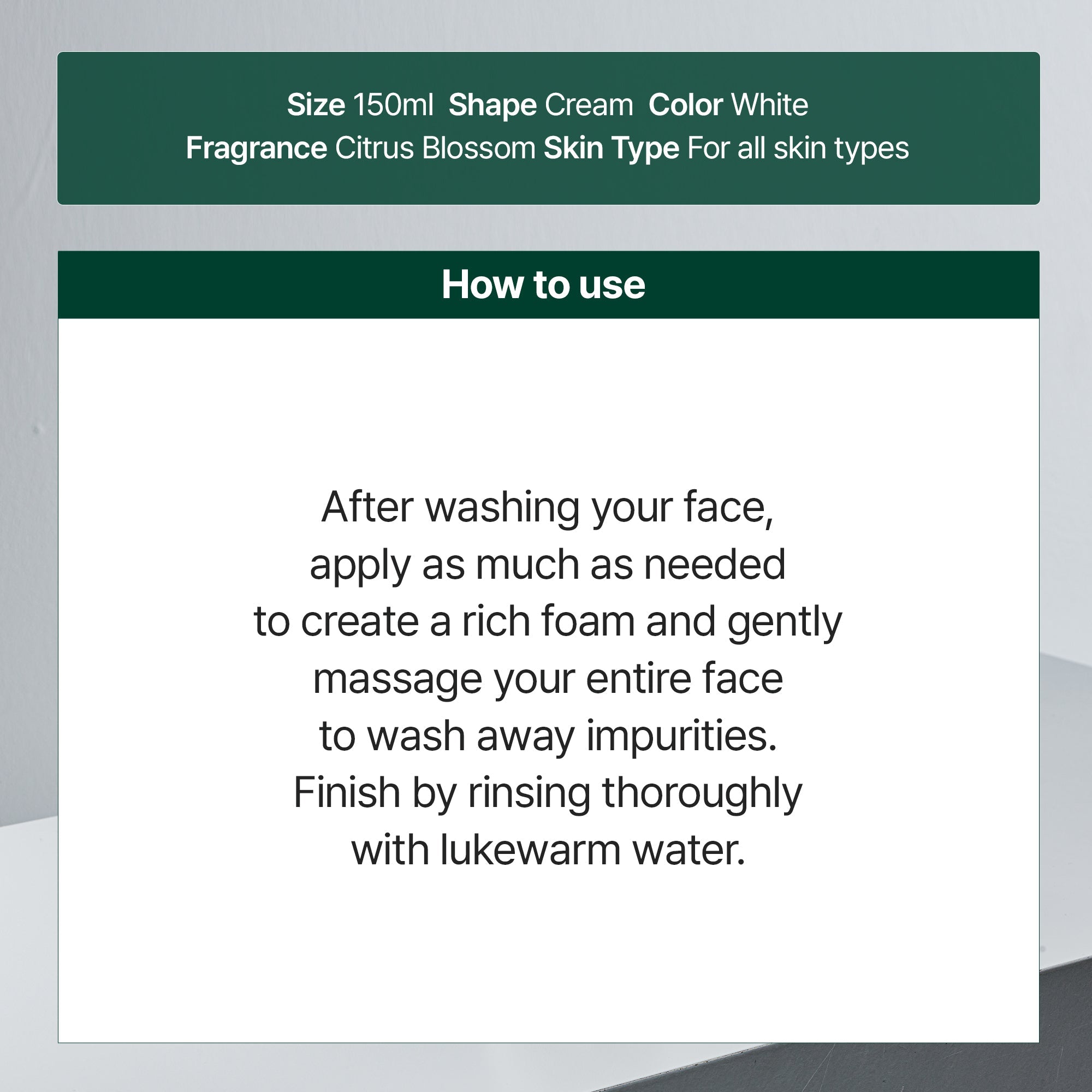 Cerafit Time PH Balancing Foam Cleanser