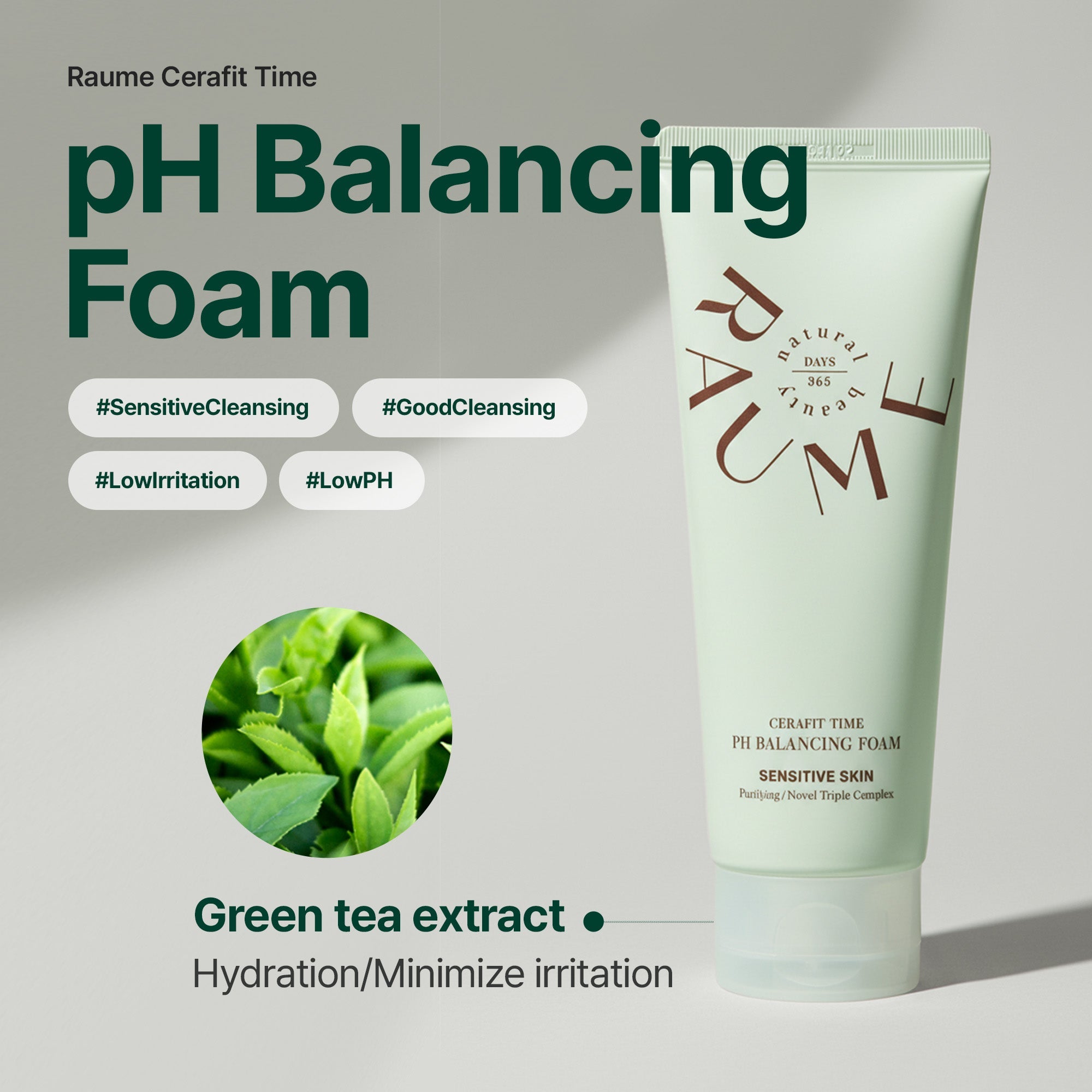 Cerafit Time Mildly Acidic Foam Cleanser