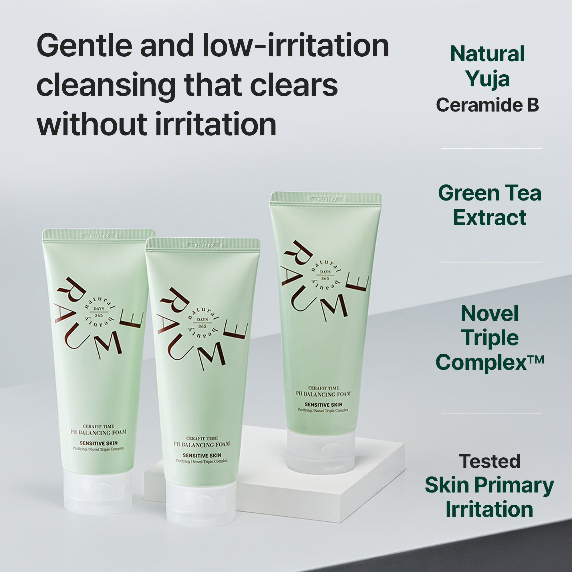 Cerafit Time Mildly Acidic Foam Cleanser