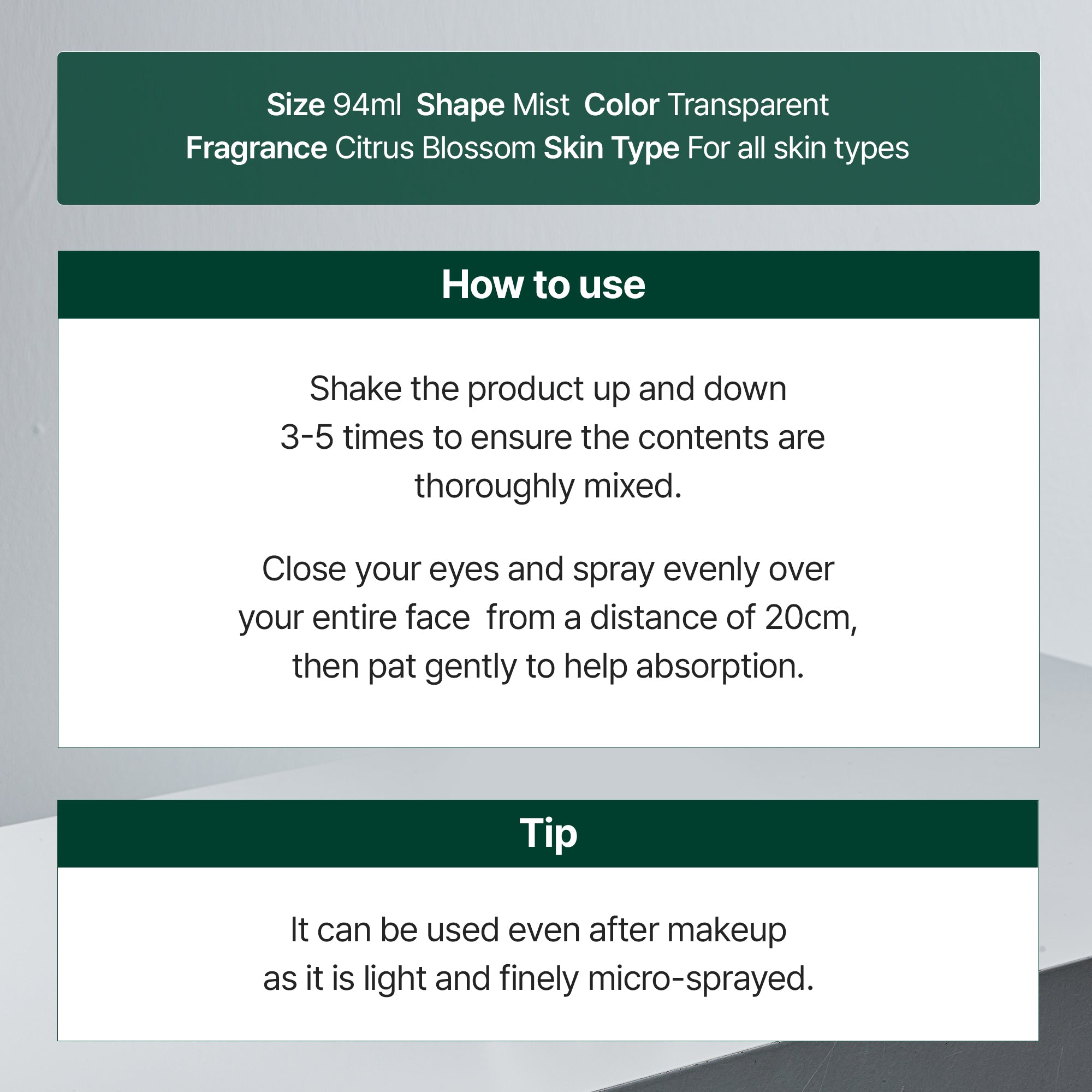 Cerafit Time Oil Mist