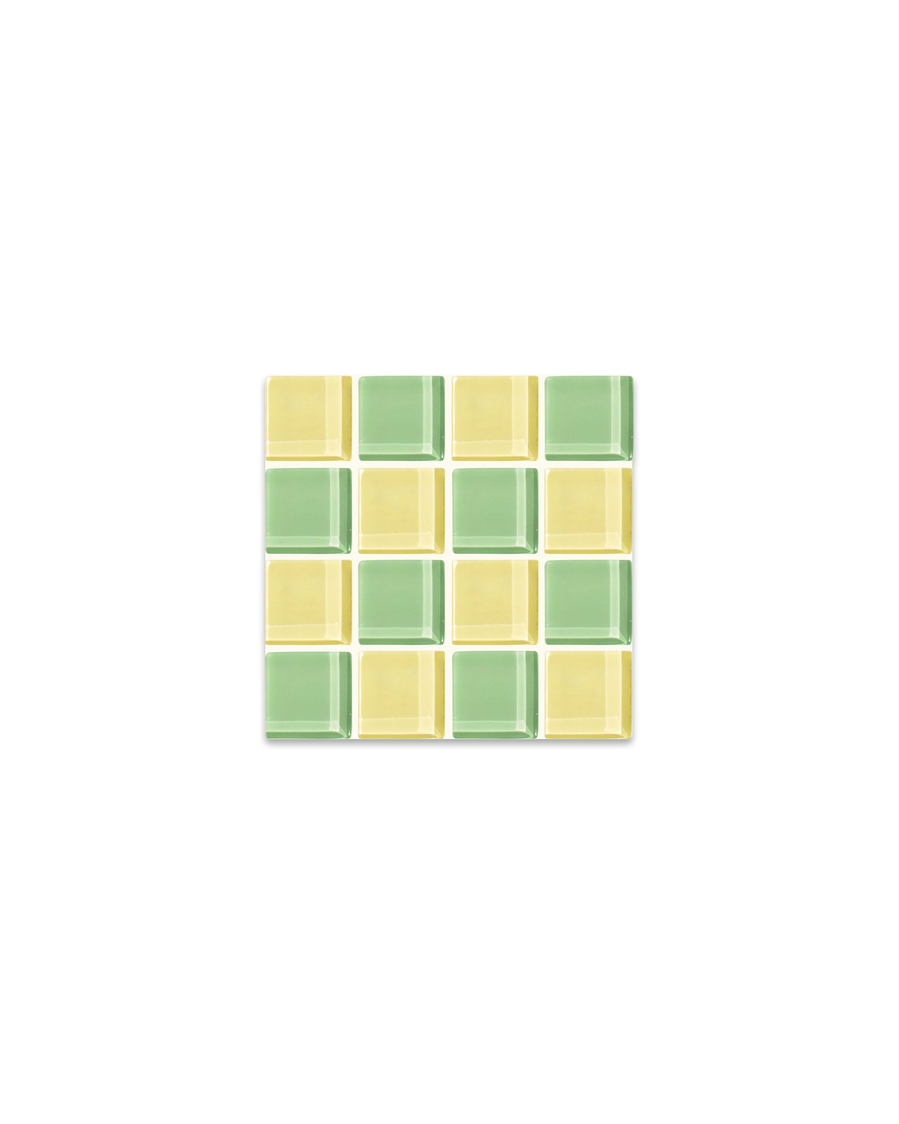 GLASS TILE COASTER - Baby Corn