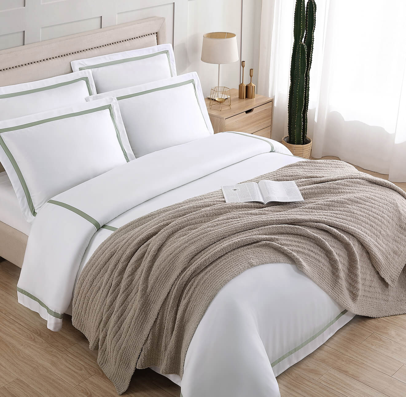 Bamboo Viscose Frame Duvet Bundle | Last Chance