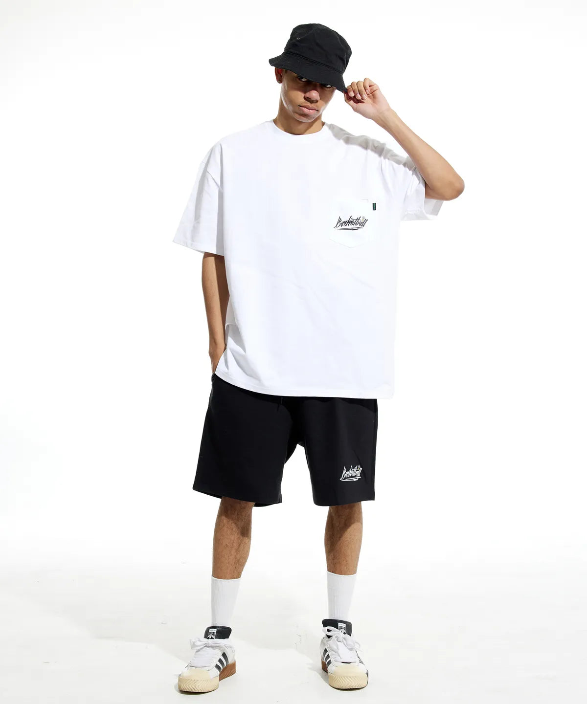 Basketball Overfit Heavyweight Pocket Short Sleeve T-Shirt