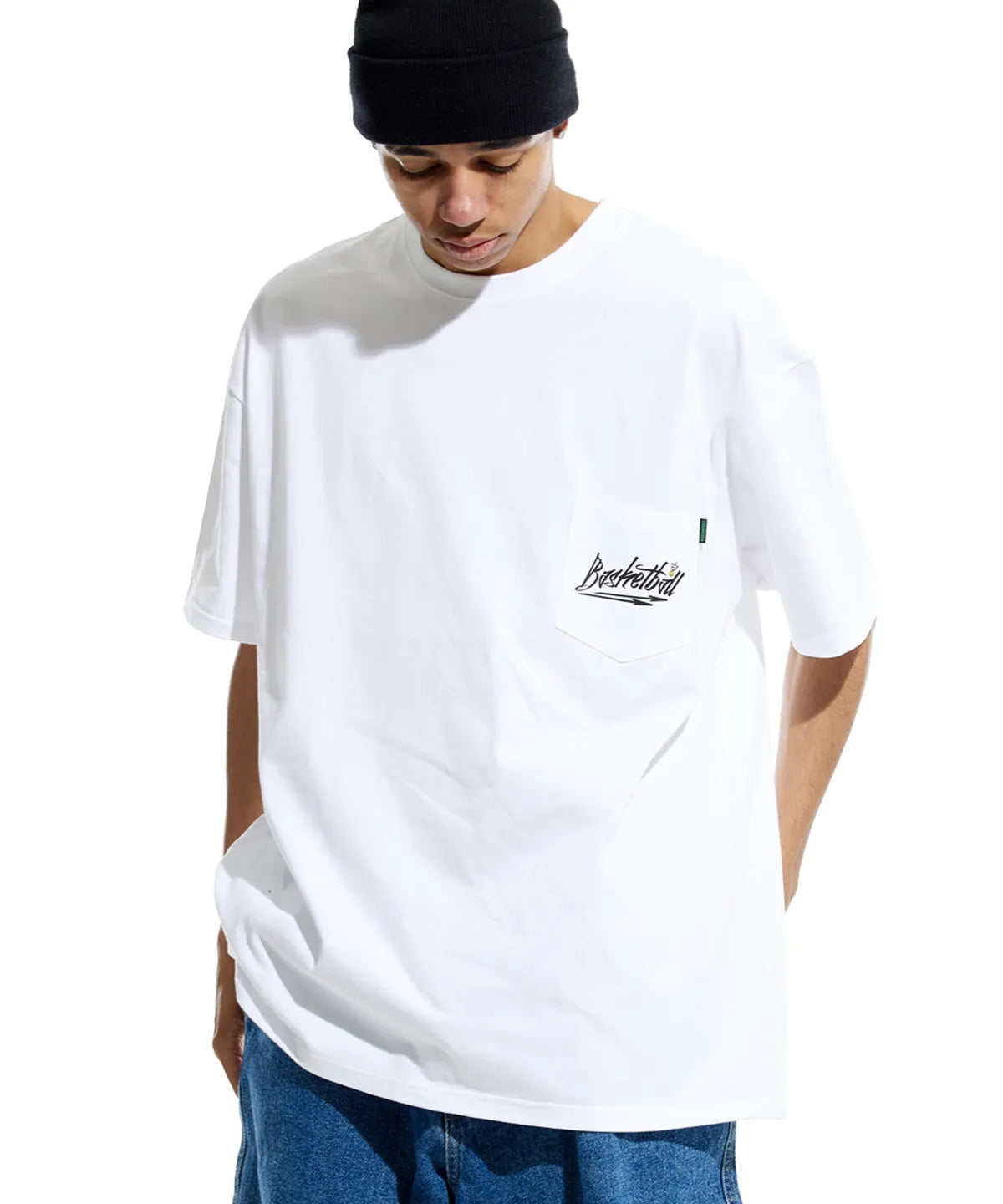 Basketball Overfit Heavyweight Pocket Short Sleeve T-Shirt