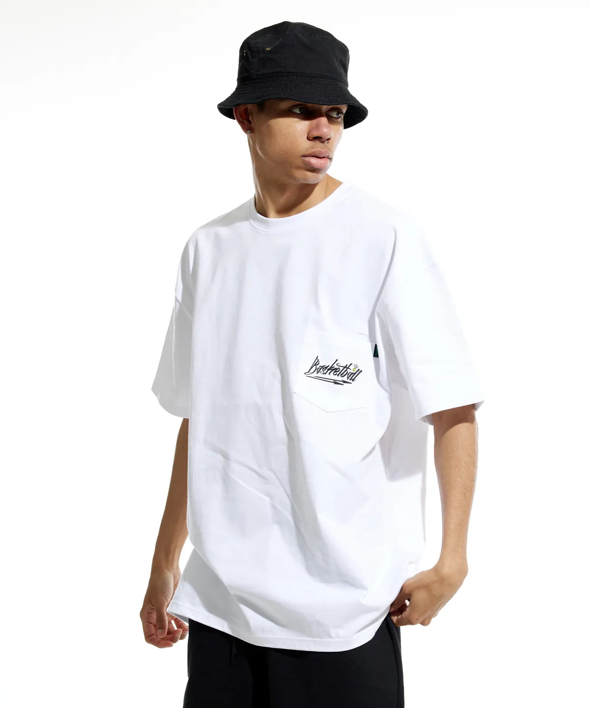 Basketball Overfit Heavyweight Pocket Short Sleeve T-Shirt