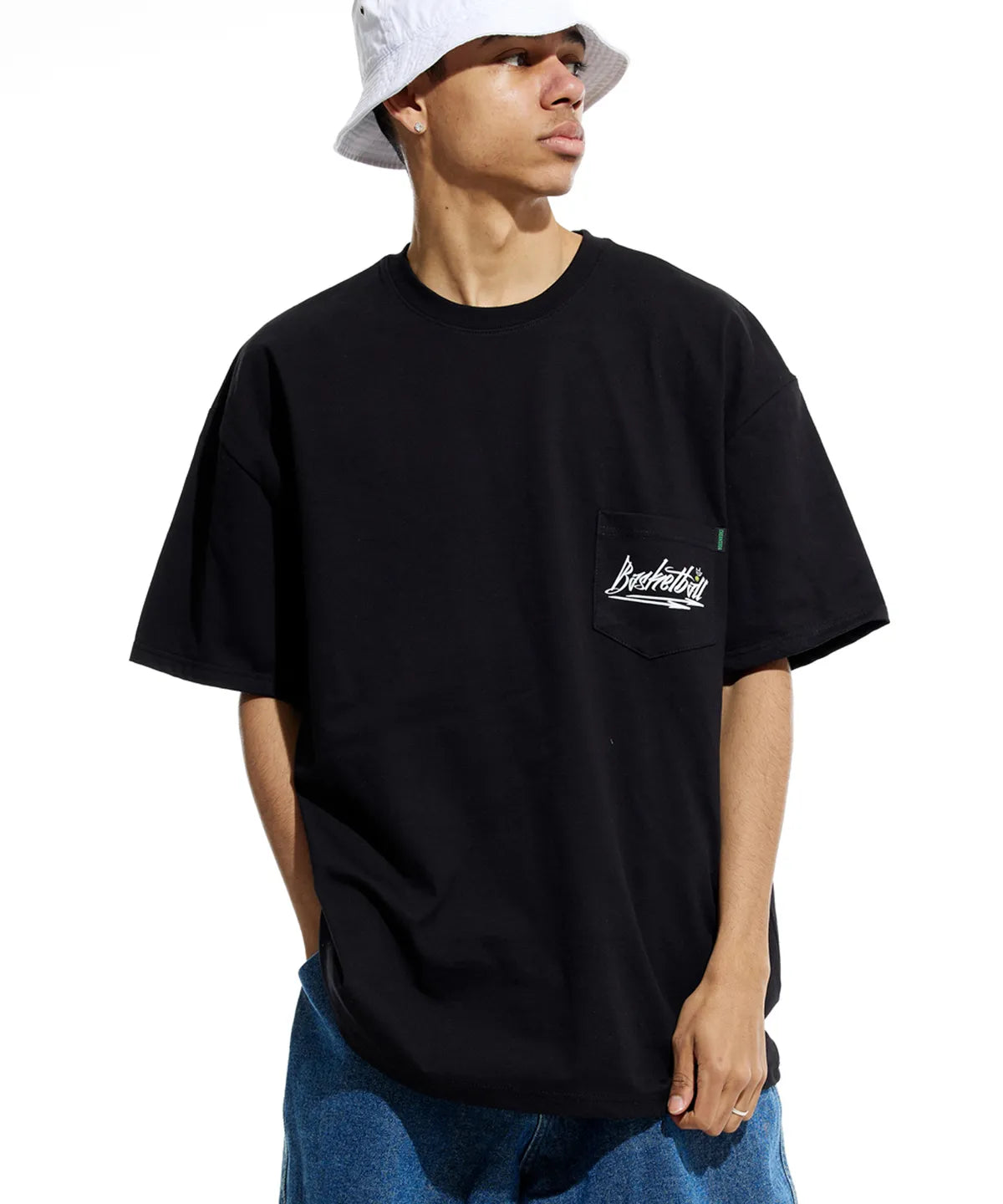 Basketball Overfit Heavyweight Pocket Short Sleeve T-Shirt