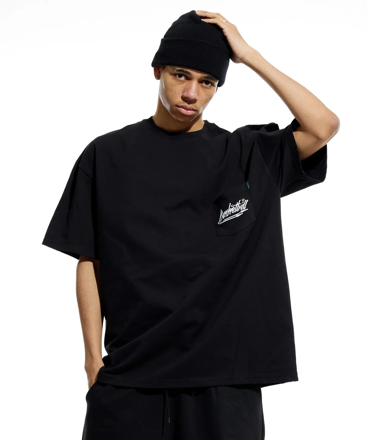 Basketball Overfit Heavyweight Pocket Short Sleeve T-Shirt