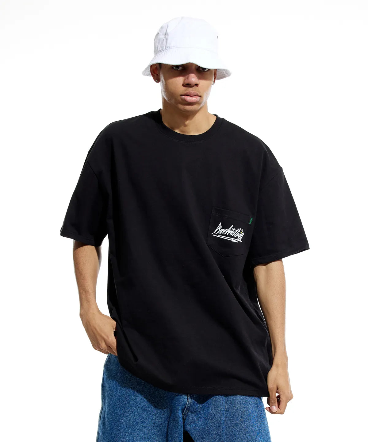 Basketball Overfit Heavyweight Pocket Short Sleeve T-Shirt