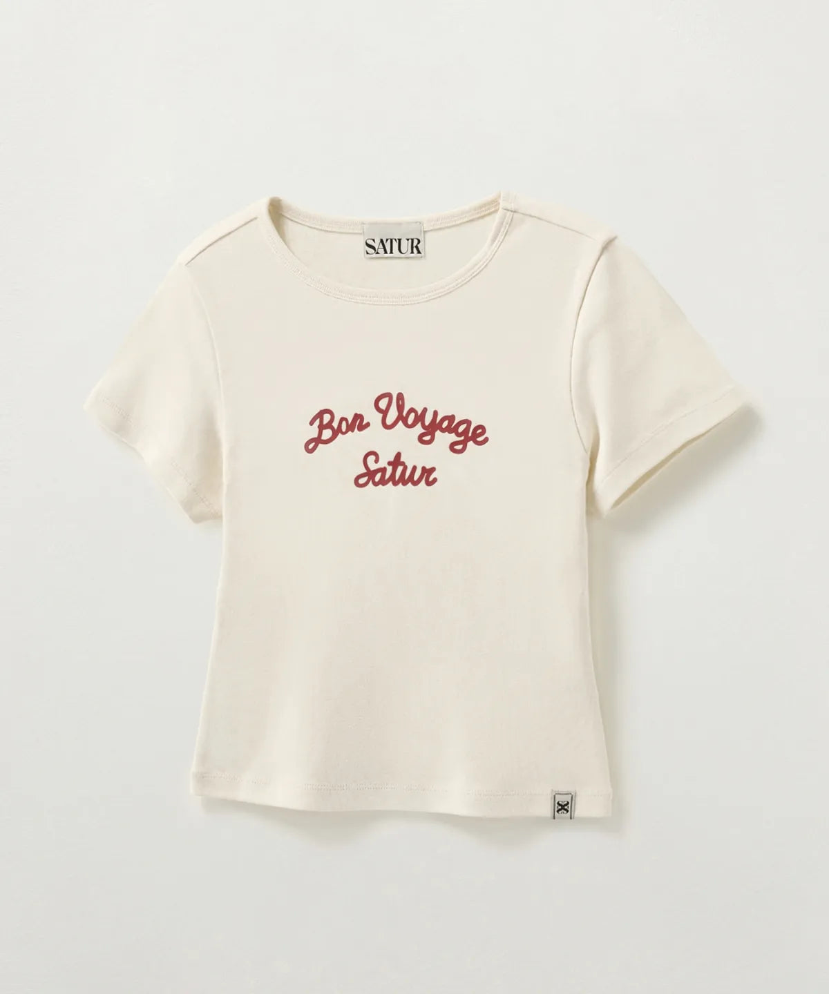 Bon Voyage Slim Fit Crop T-Shirt