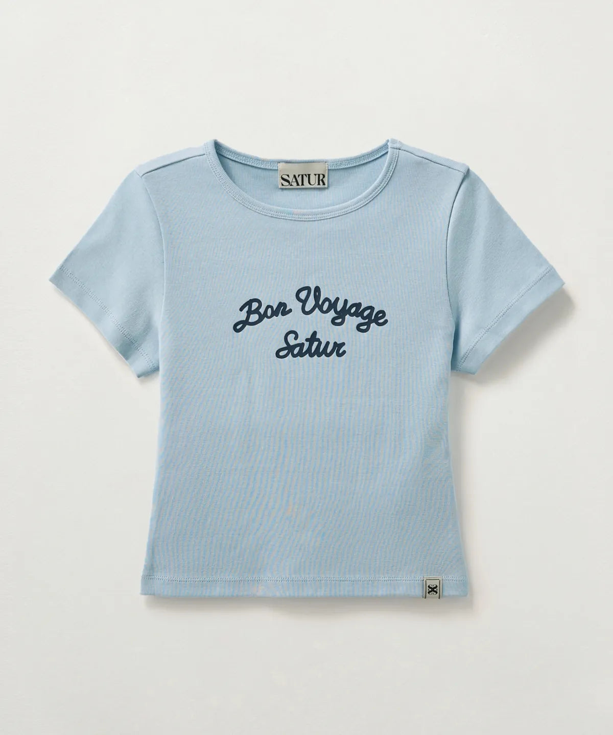 Bon Voyage Slim Fit Crop T-Shirt