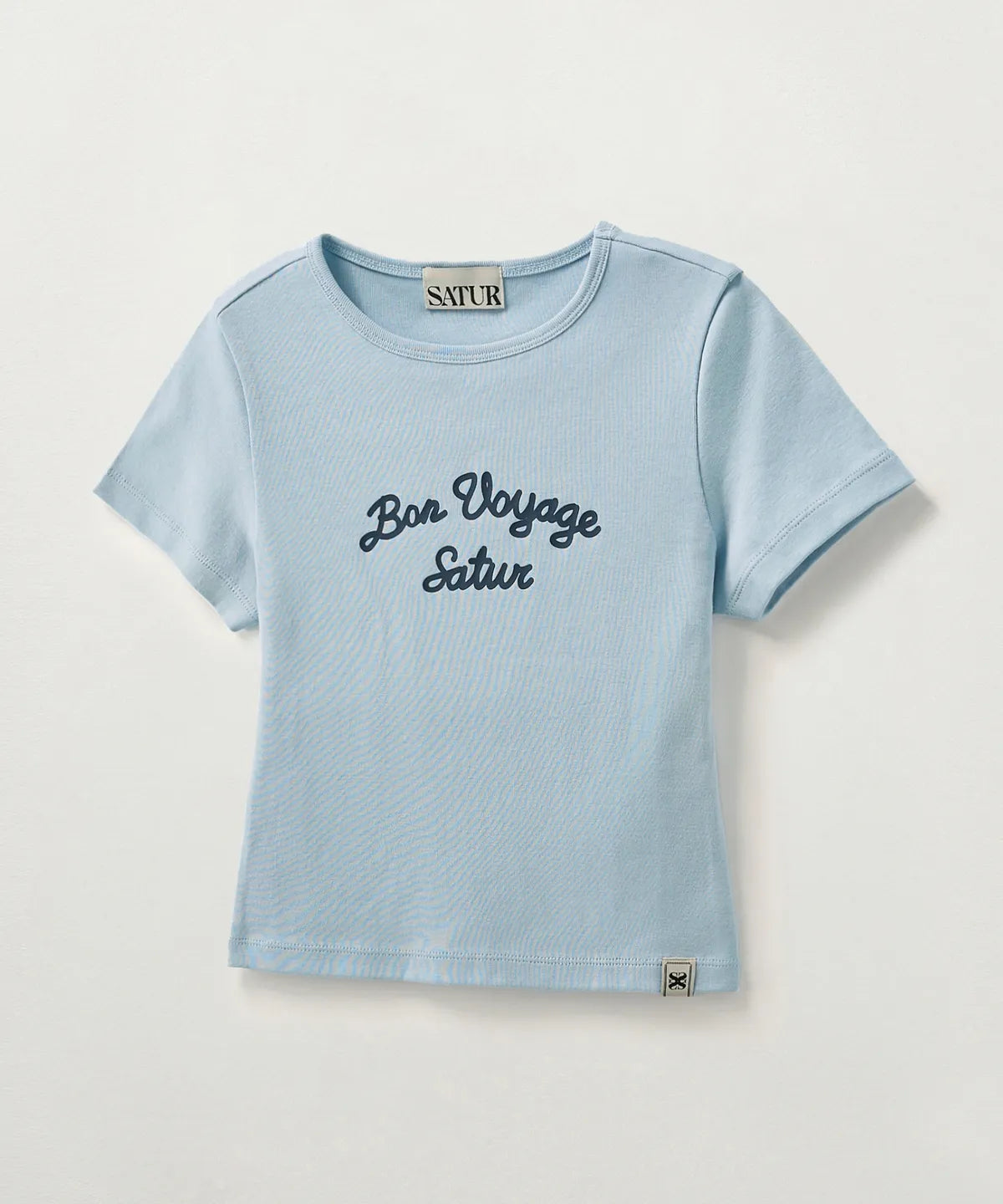 Bon Voyage Slim Fit Crop T-Shirt