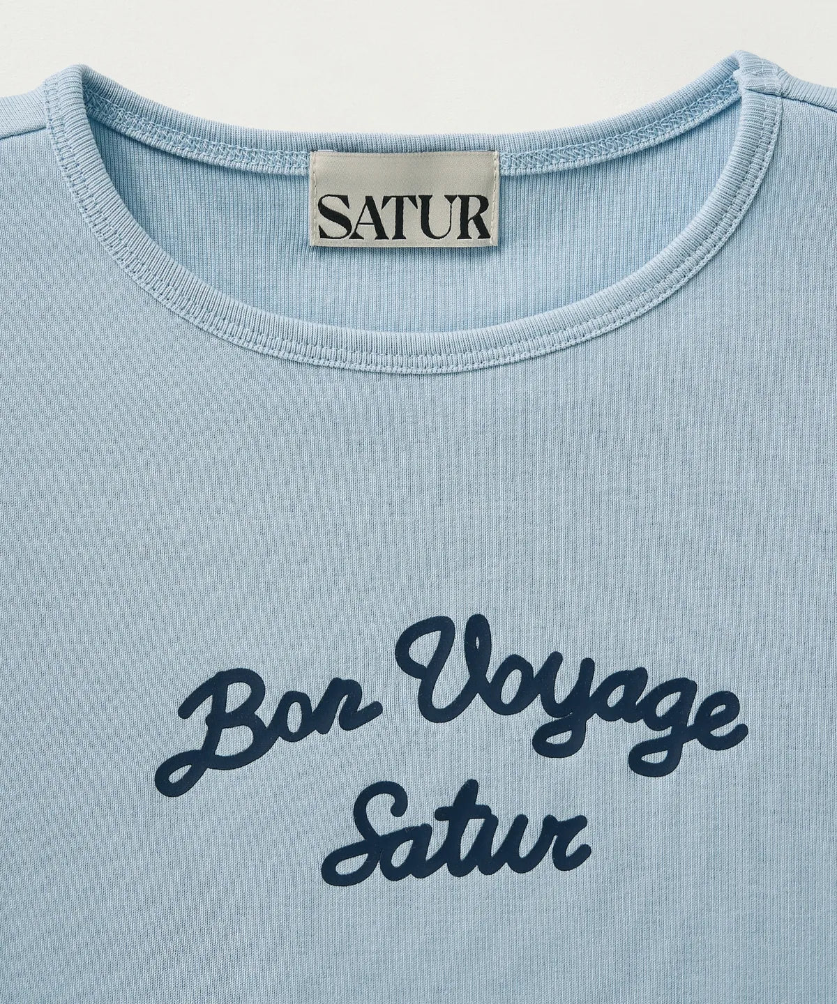 Bon Voyage Slim Fit Crop T-Shirt