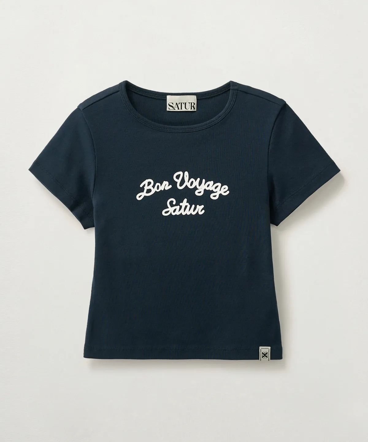 Bon Voyage Slim Fit Crop T-Shirt