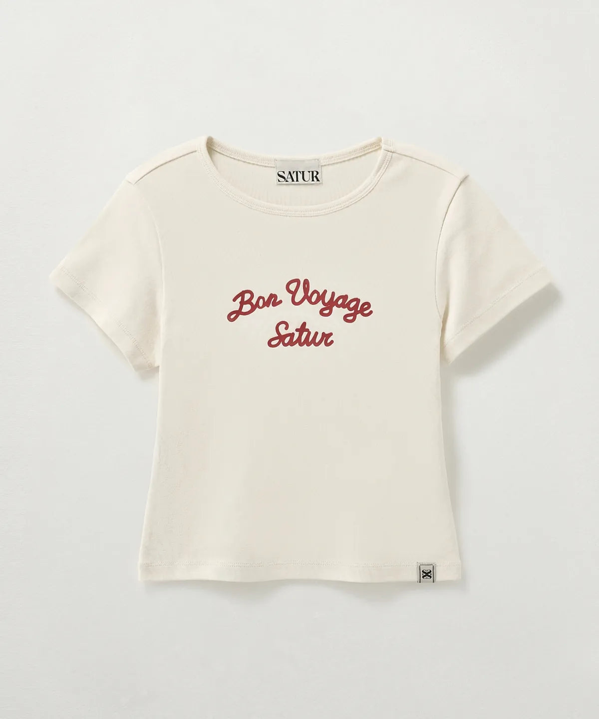 Bon Voyage Slim Fit Crop T-Shirt