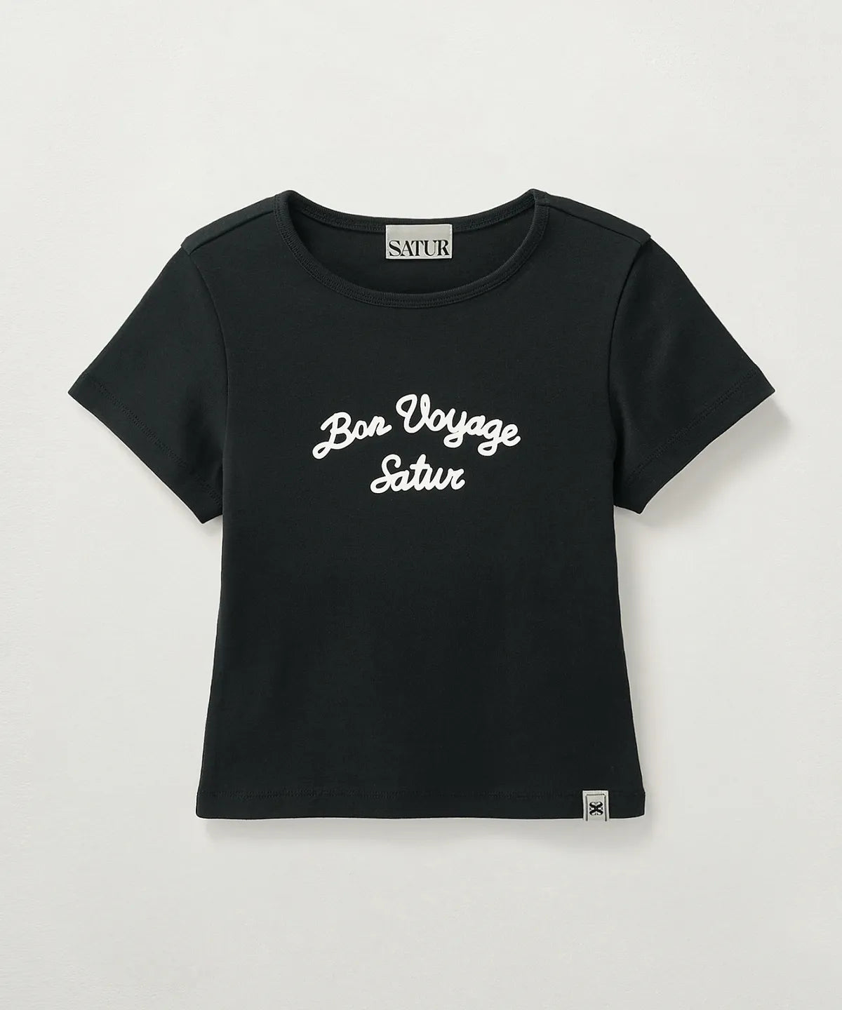 Bon Voyage Slim Fit Crop T-Shirt