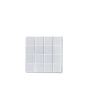 GLASS TILE COASTER - GLOSS - White Canvas