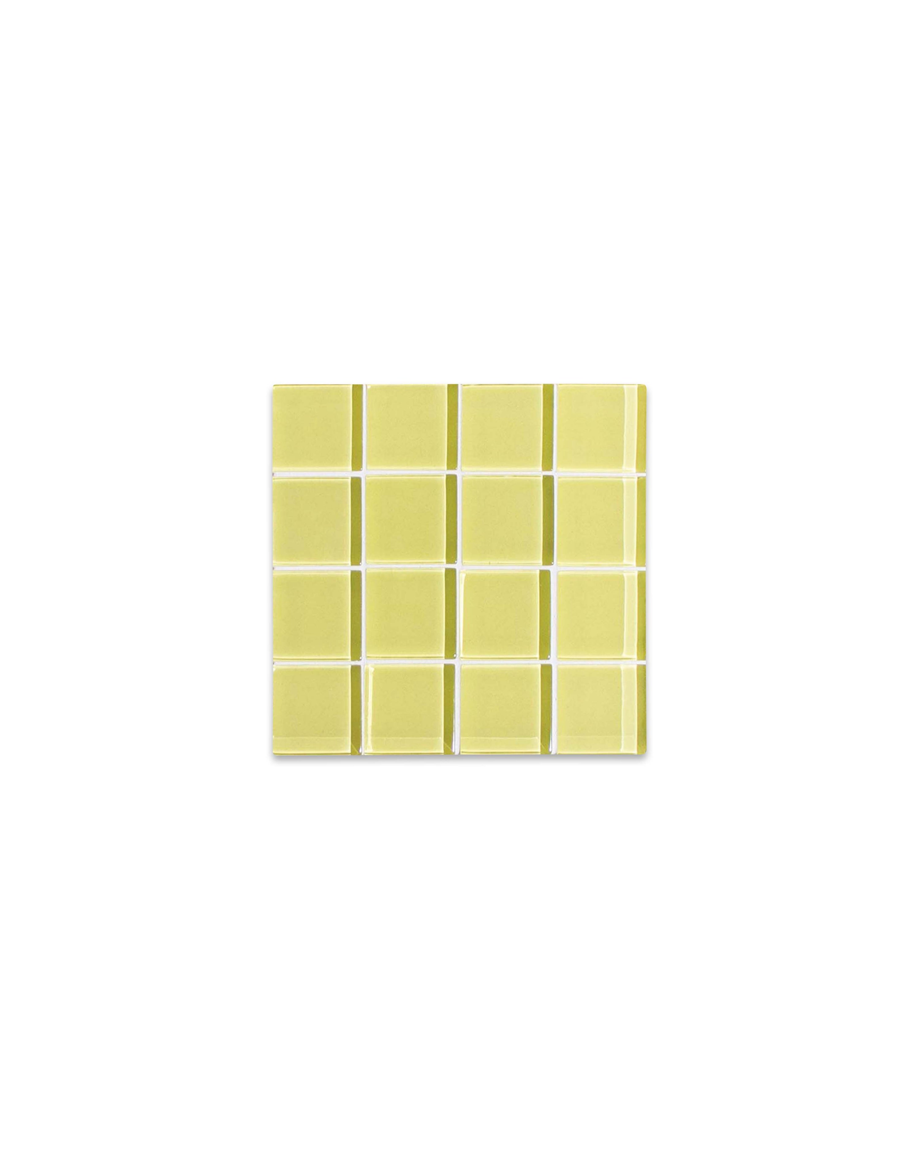 GLASS TILE COASTER - It's Lemon
