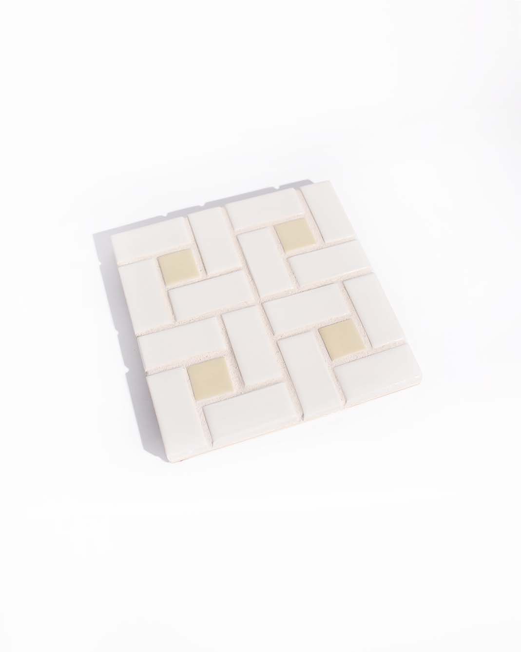 PORCELAIN TRIVET - Sea Mist