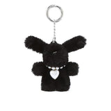 CHARM Black Jill Stuart Rabbit Doll Keyring