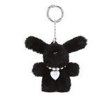 CHARM Black Jill Stuart Rabbit Doll Keyring & Charm