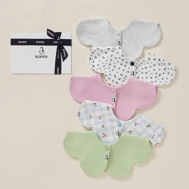 CONNIEBibs5-pieceGiftSet25-yearNewBabyBibsSnakeYearBabyGift100th-dayGift_1.webp