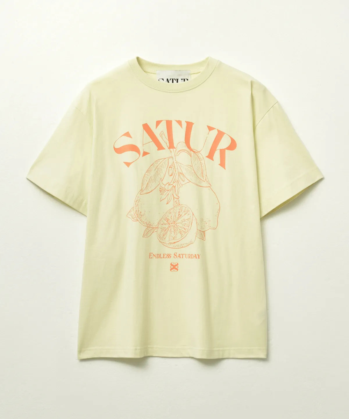 Capri Citron Drawing Summer Graphic Short Sleeve T-Shirt