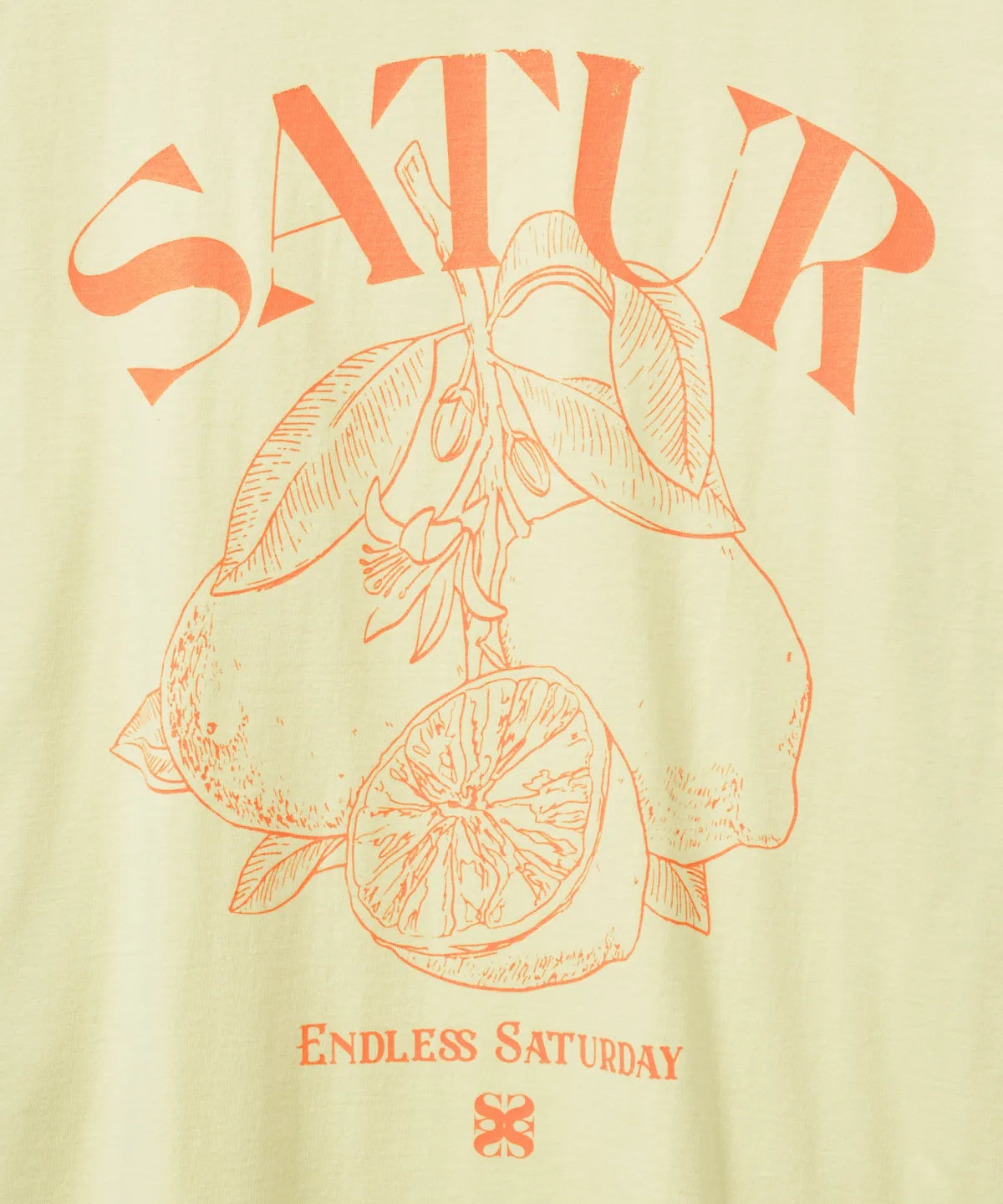 Capri Citron Drawing Summer Graphic Short Sleeve T-Shirt