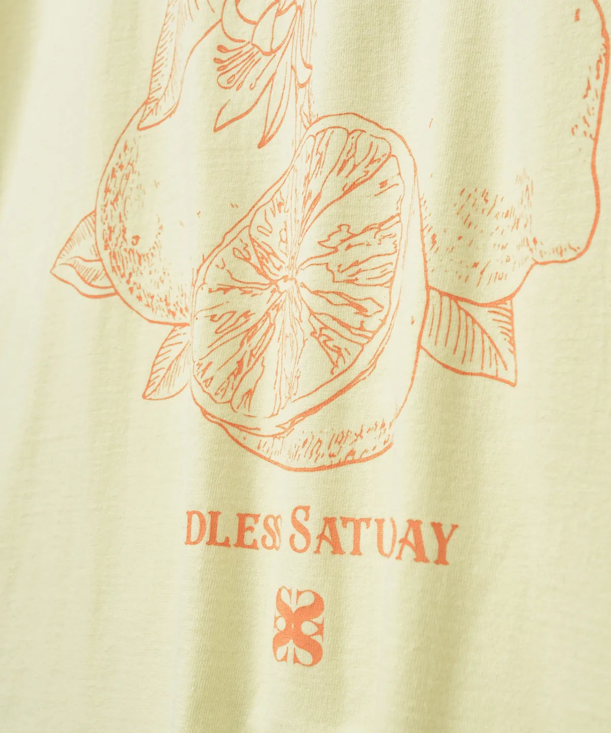 Capri Citron Drawing Summer Graphic Short Sleeve T-Shirt