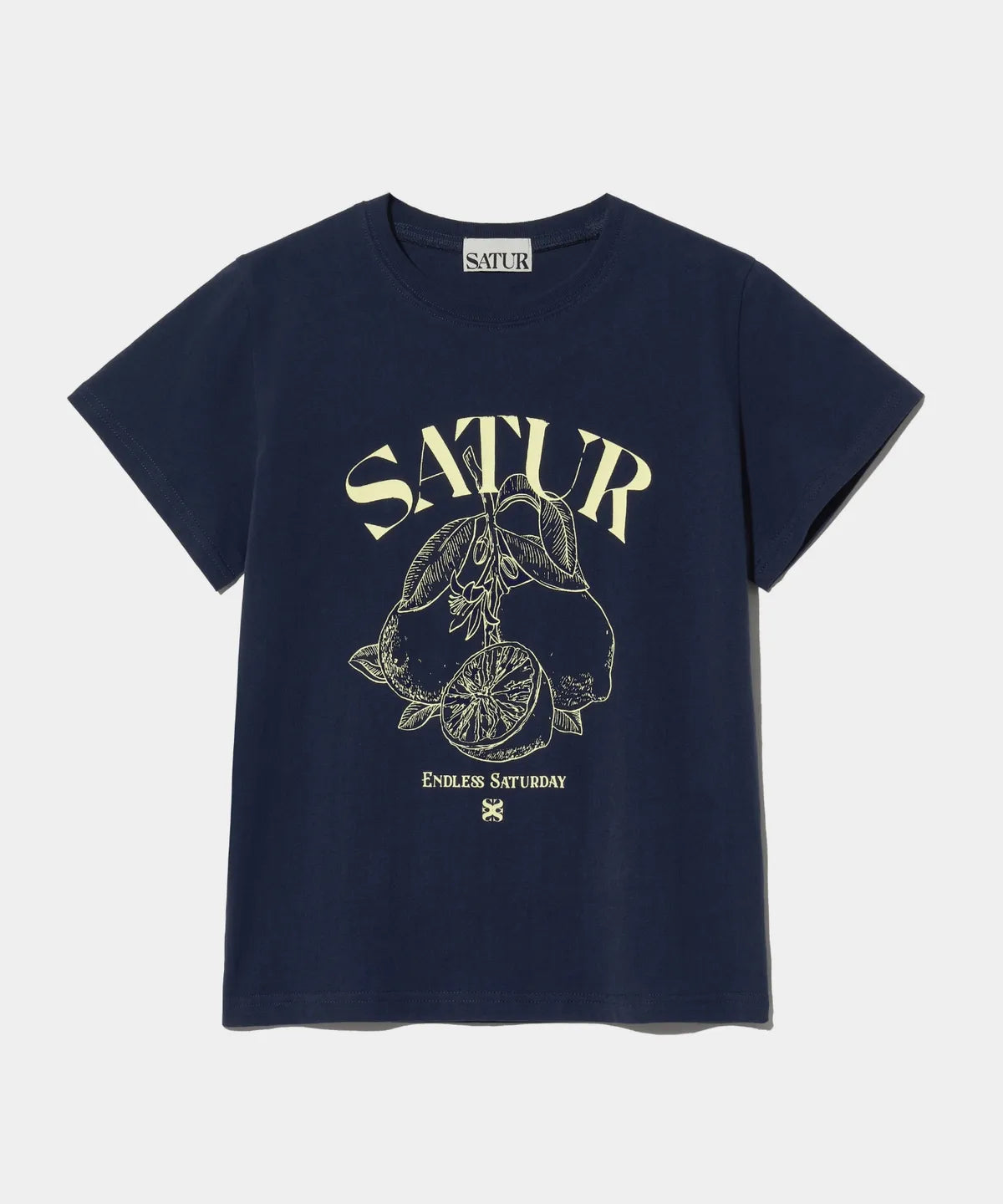 Capri Citron Drawing Summer Graphic Short Sleeve T-Shirt