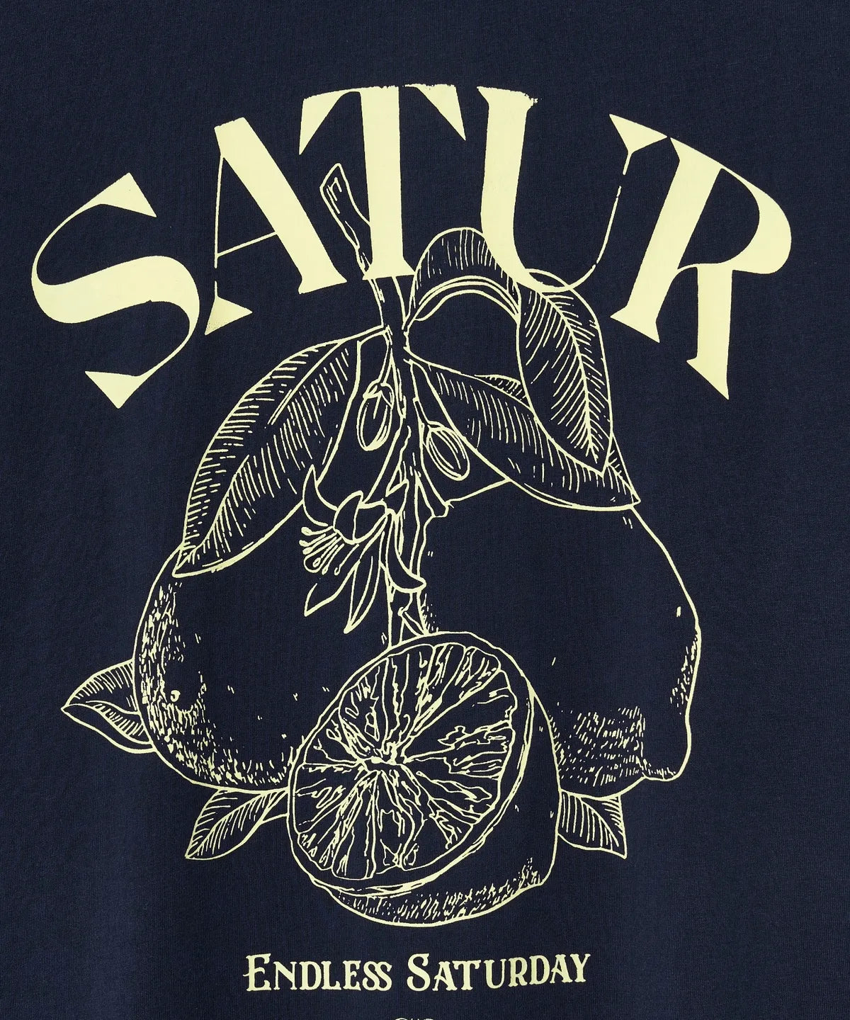 Capri Citron Drawing Summer Graphic Short Sleeve T-Shirt
