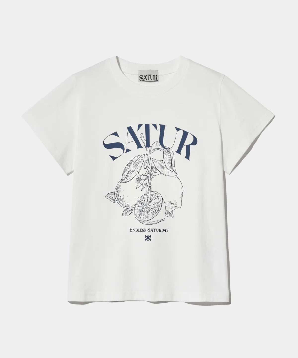 Capri Citron Drawing Summer Graphic Short Sleeve T-Shirt