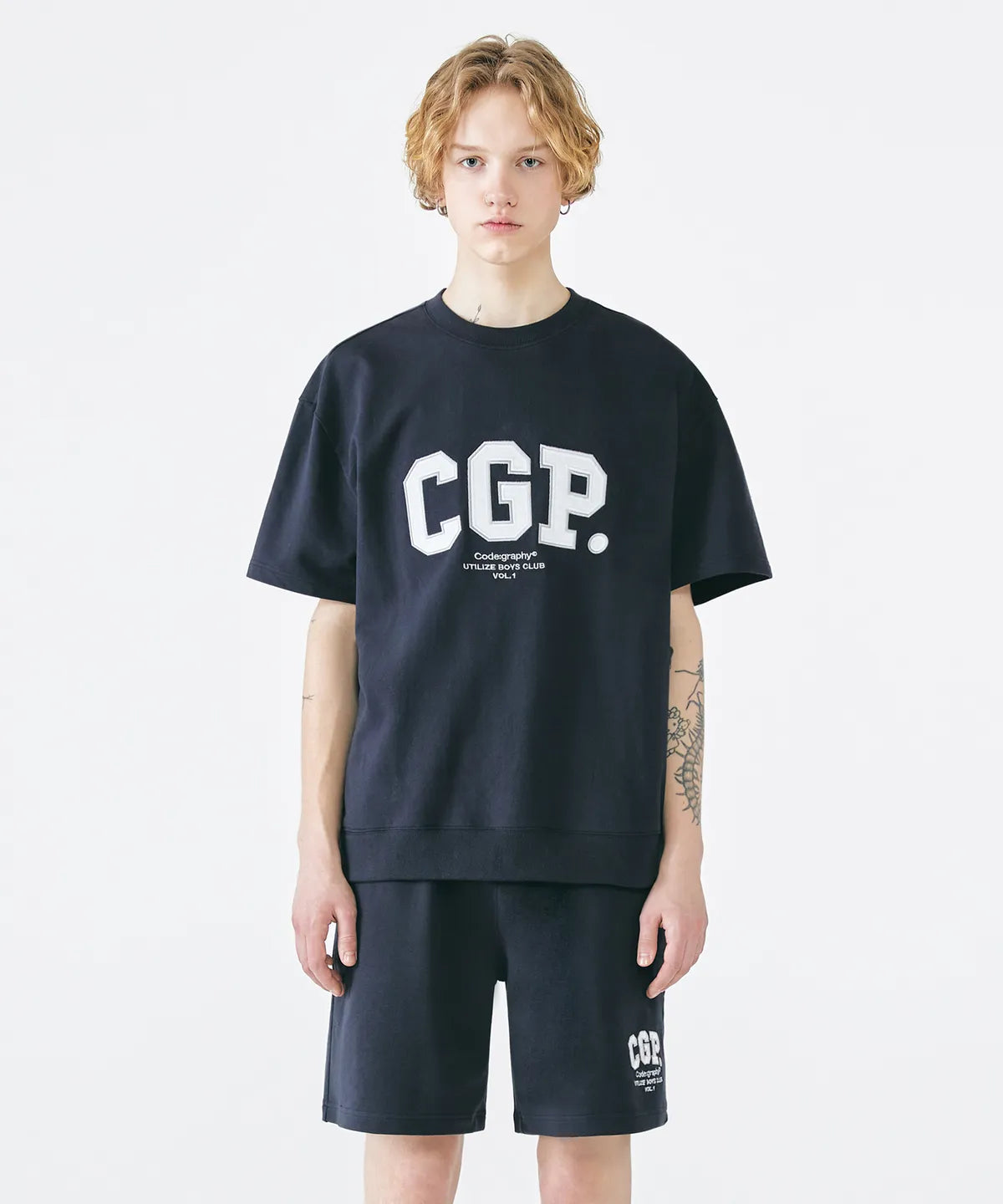 Cgp Arch Logo Short Sleeve Crewneck