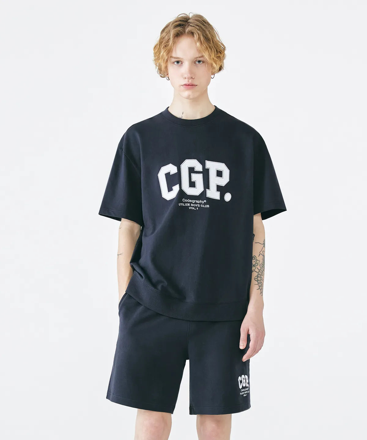 Cgp Arch Logo Short Sleeve Crewneck