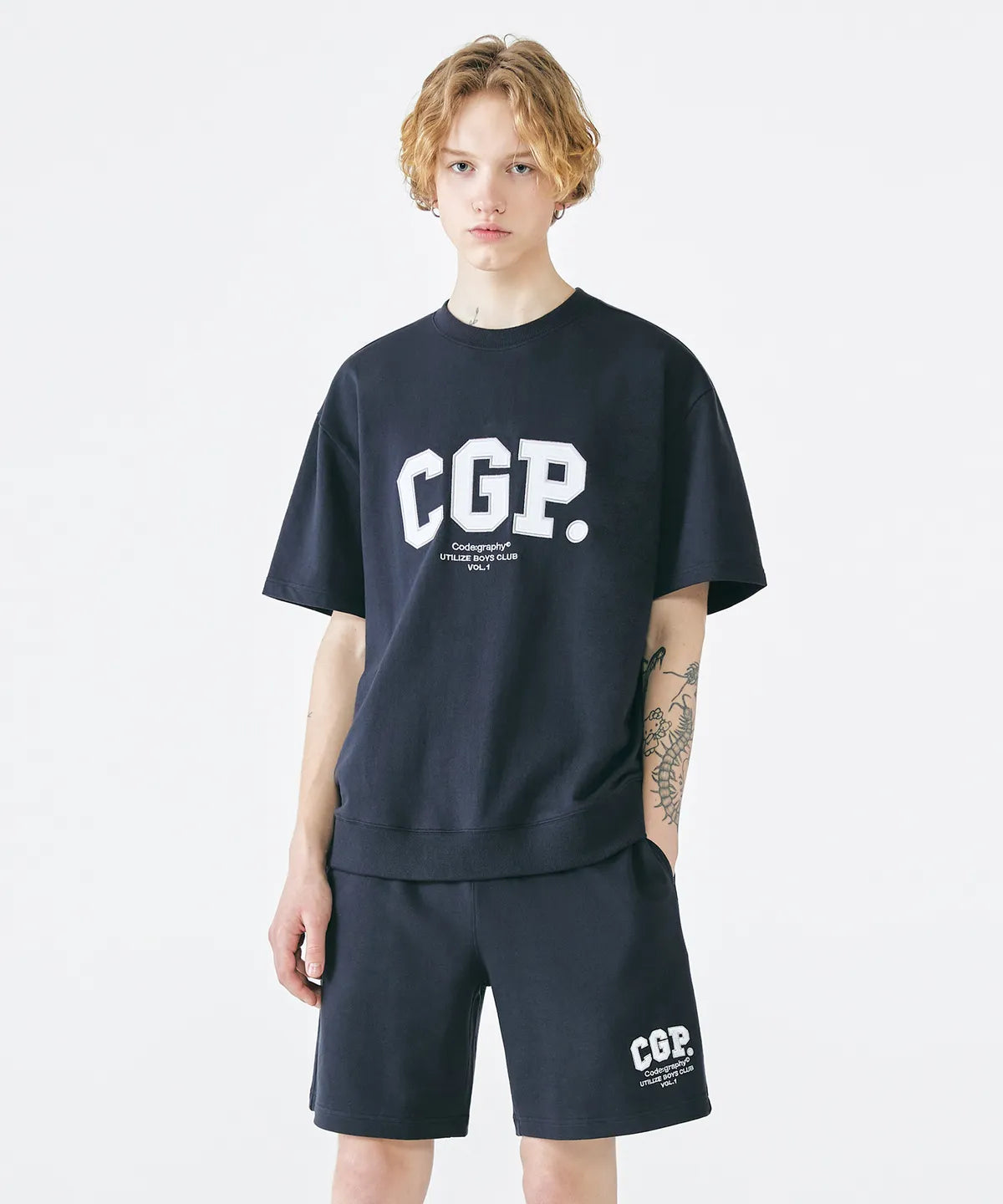 Cgp Arch Logo Short Sleeve Crewneck