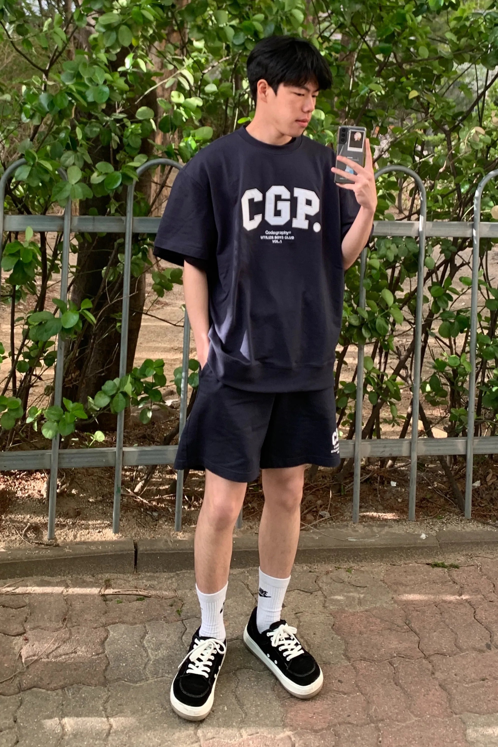 Cgp Arch Logo Short Sleeve Crewneck