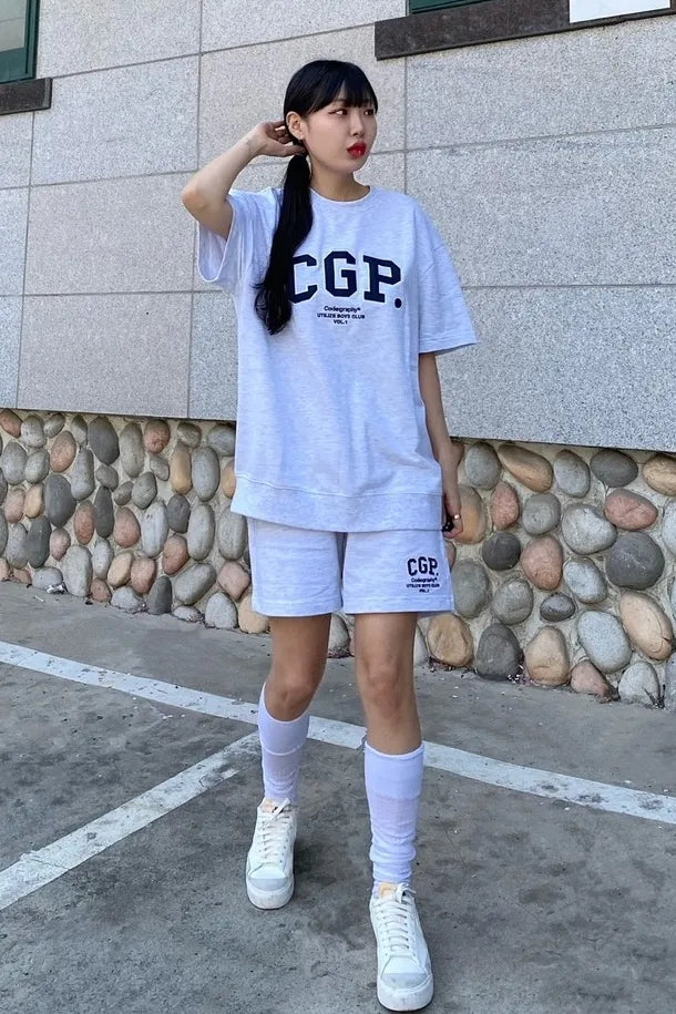 Cgp Arch Logo Short Sleeve Crewneck