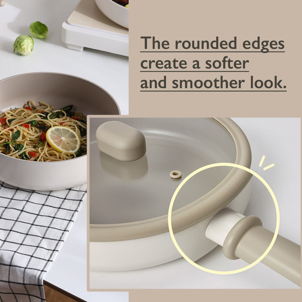 Chou Chou 8" Nonstick Ceramic Casserole – IH Compatible