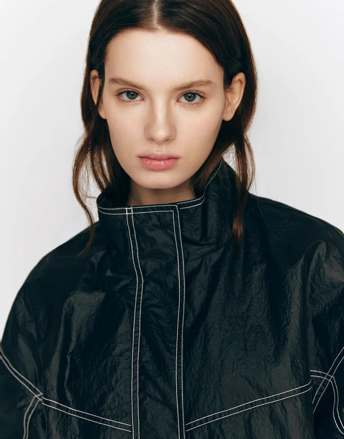 Coated Overfit Jacket