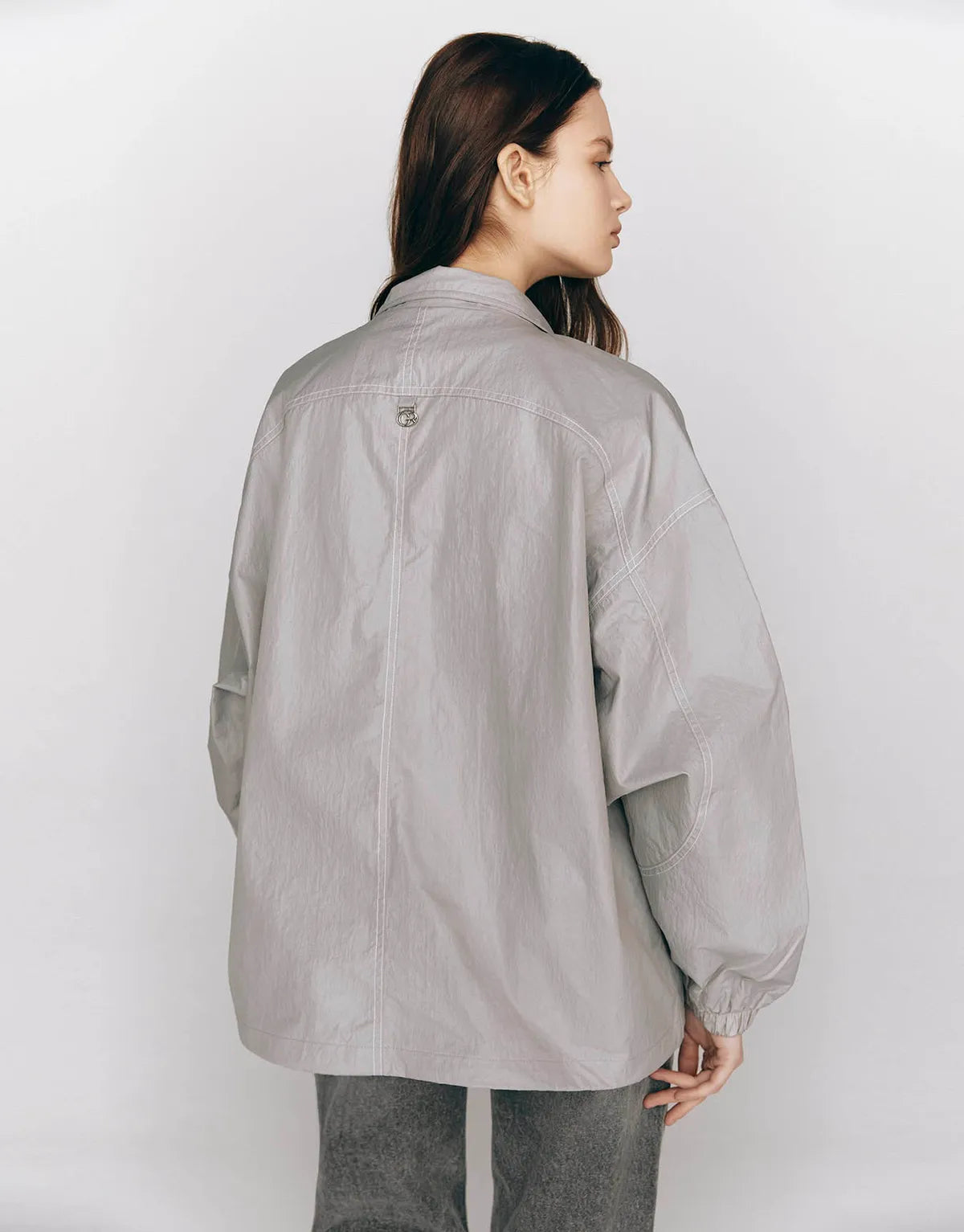 Coated Overfit Jacket
