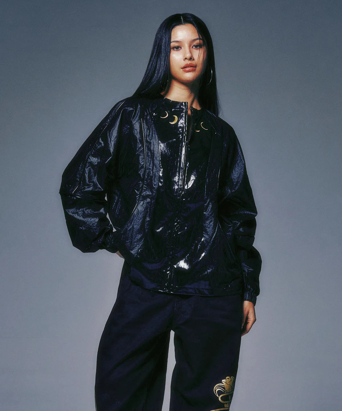 Coating Collarless Jacket