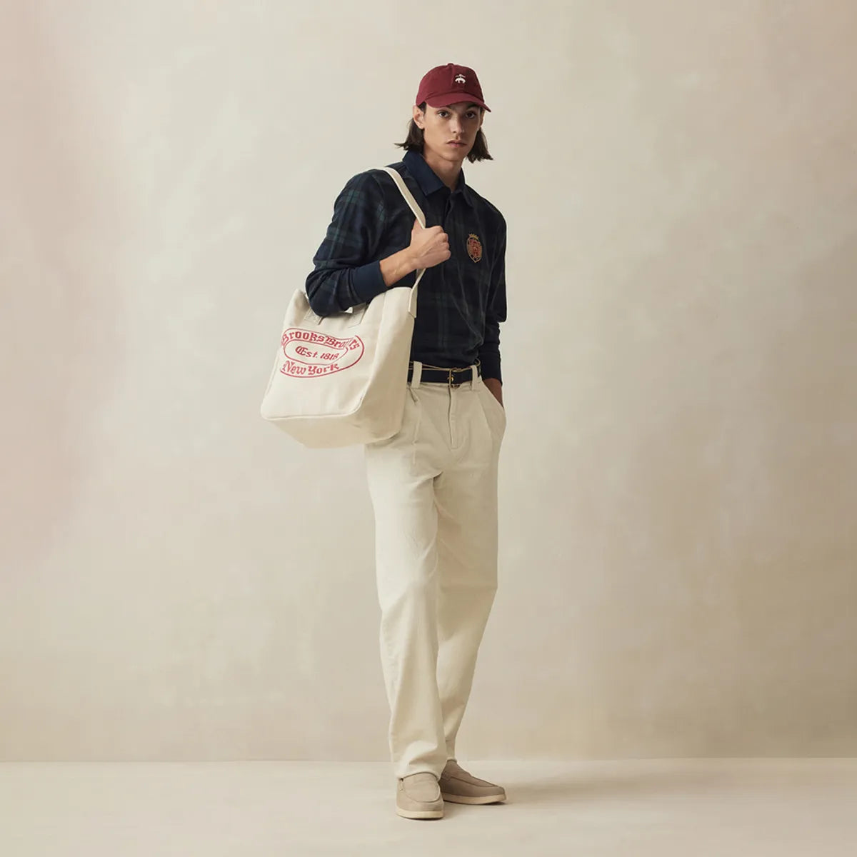 Cotton Label Logo Tote Bag