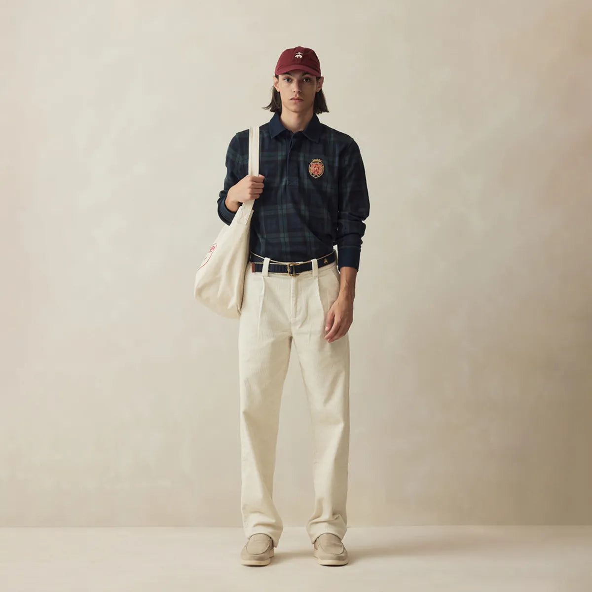 Cotton Label Logo Tote Bag