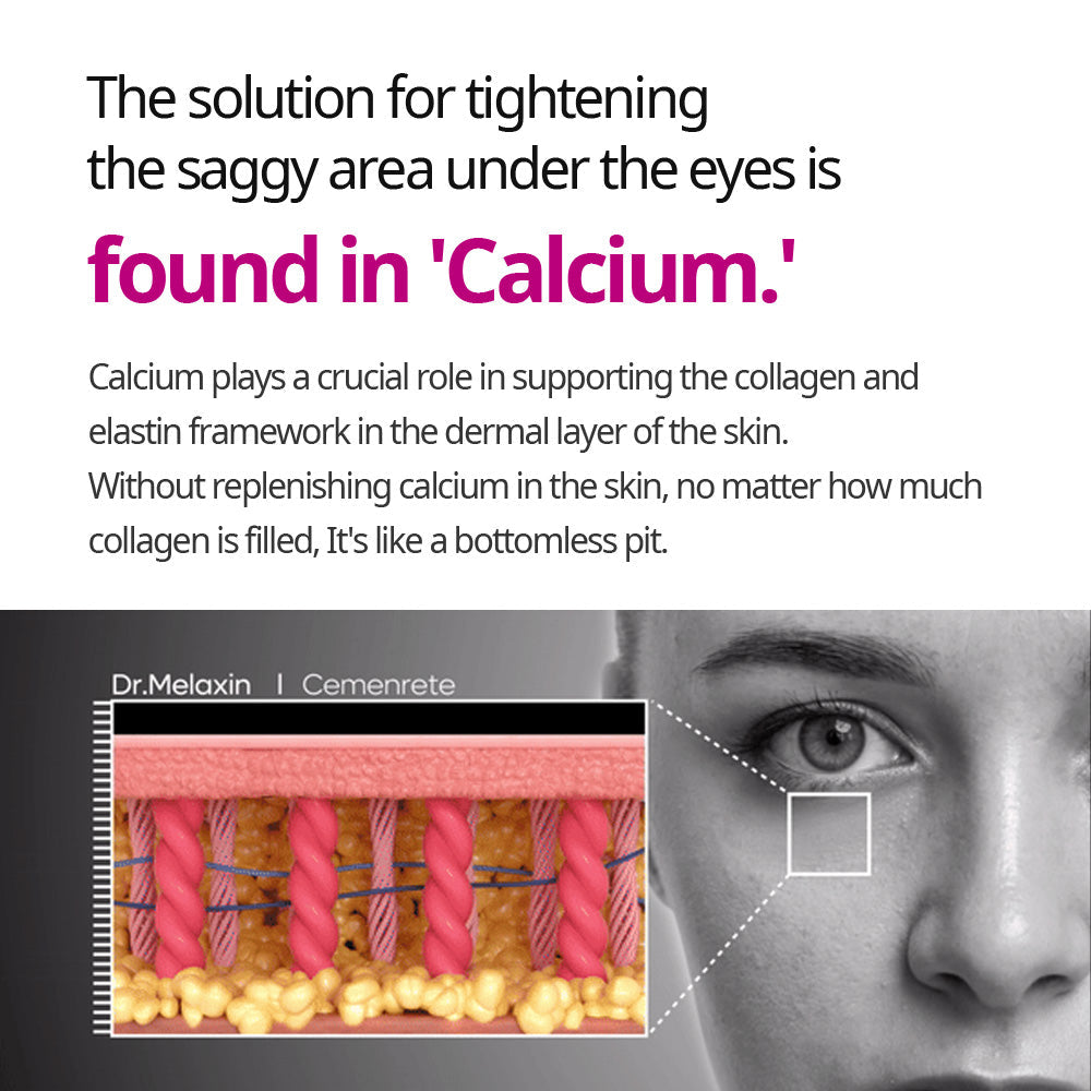 DR.MELAXIN Cemenrete Calcium Volume Eye Patch 60ea - KBEAUTY X