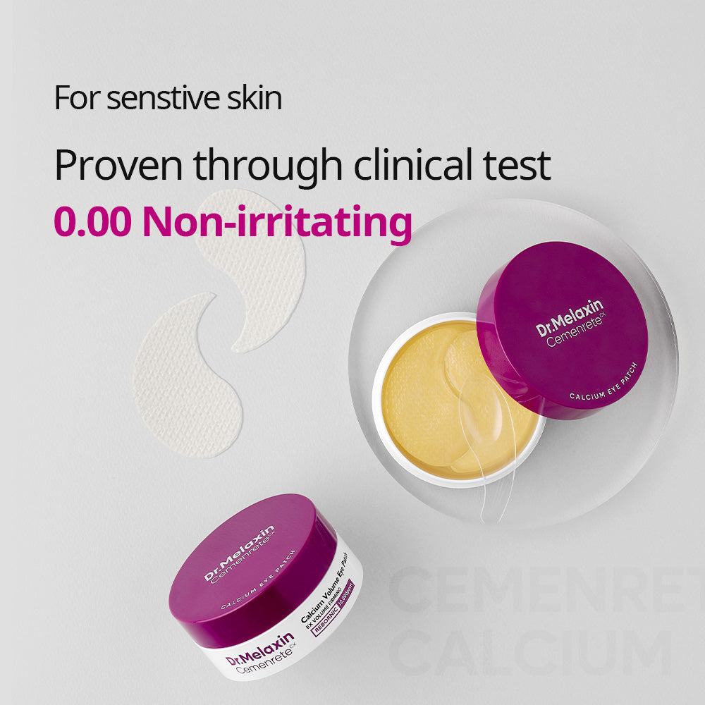 DR.MELAXIN Cemenrete Calcium Volume Eye Patch 60ea - KBEAUTY X