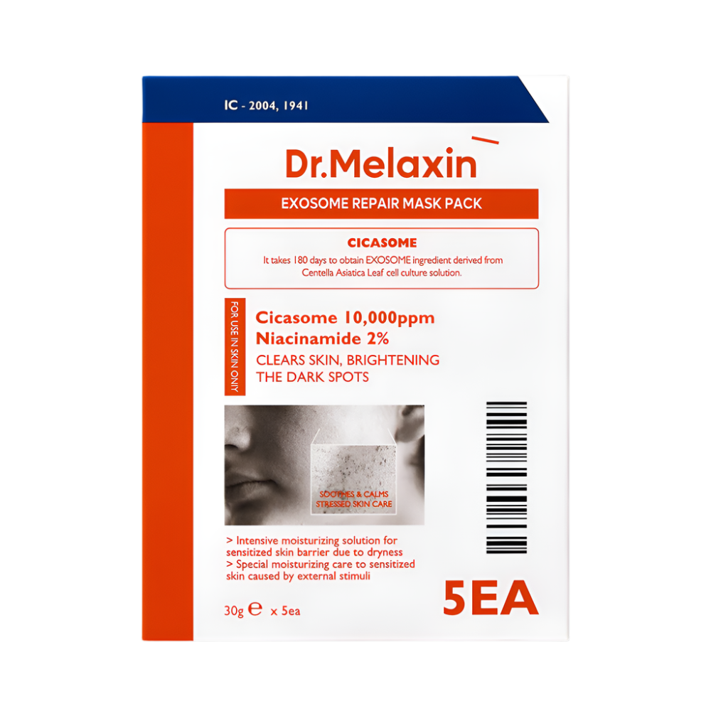 DR.MELAXIN Exosome Repair Facial 5 Masks Pack 30g - KBEAUTY X