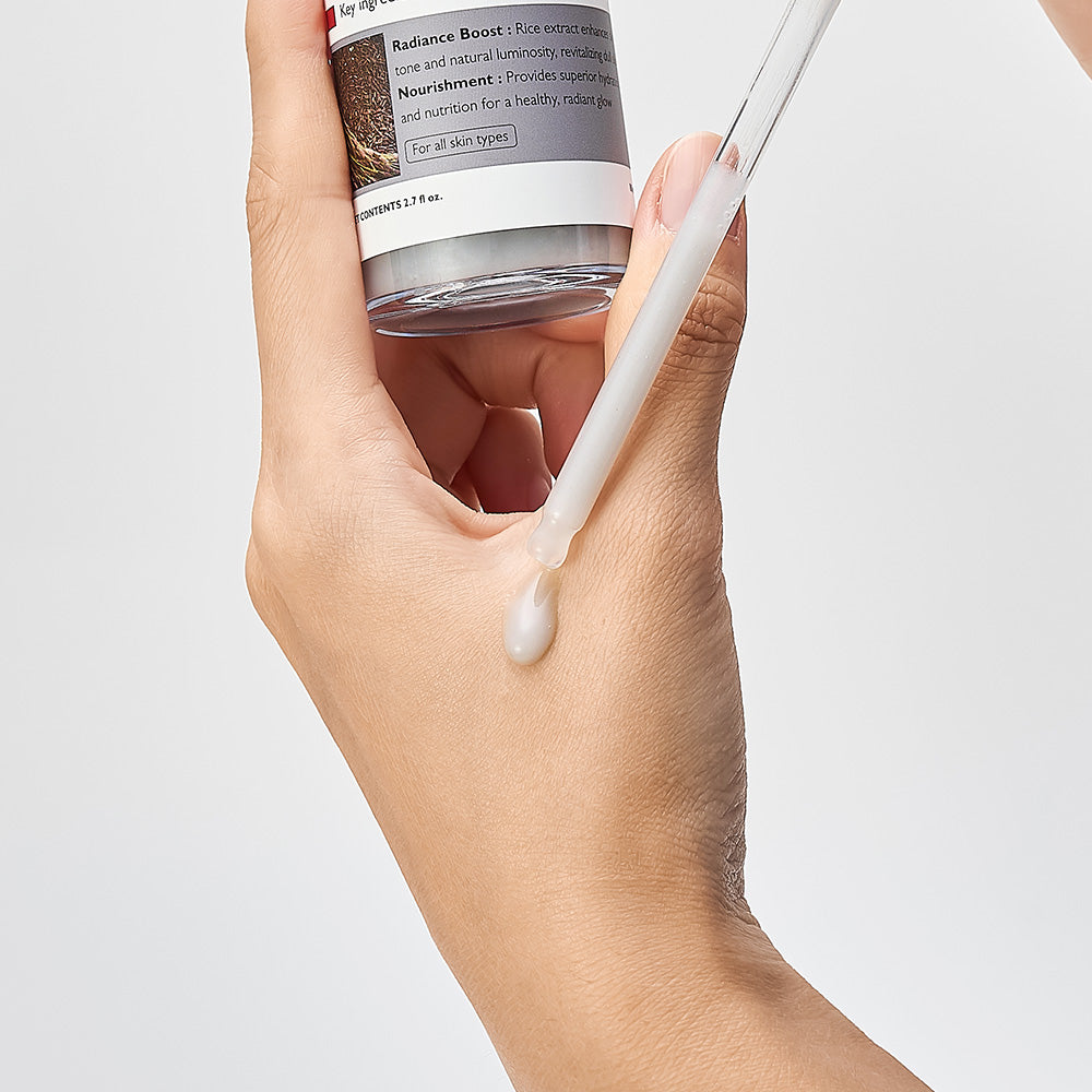 DR.MELAXIN Peel Shot Glow Black Rice Ampoule 80ml - KBEAUTY X