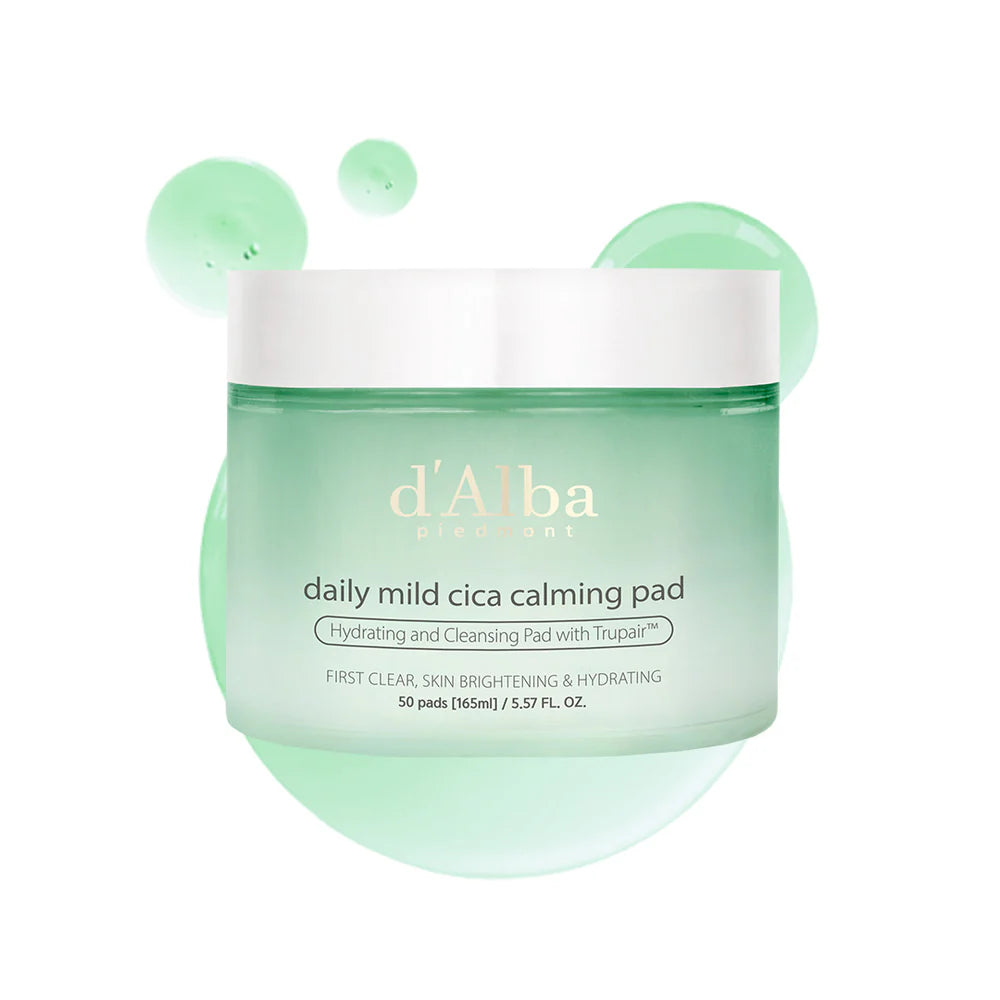 d'Alba Daily Mild Cica Calming Pad 165ml (50ea)