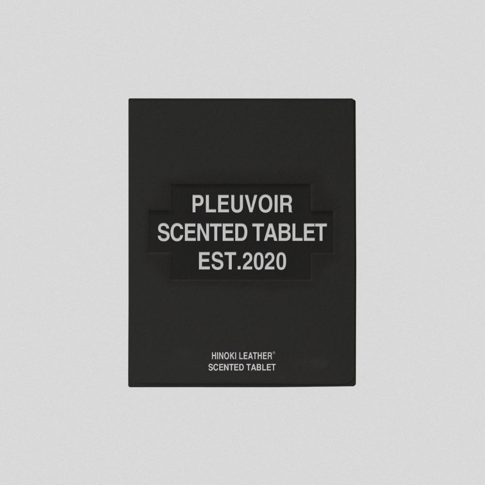 PLEUVOIR HINOKI LEATHER Scented Tablet - Car Scent Hanger