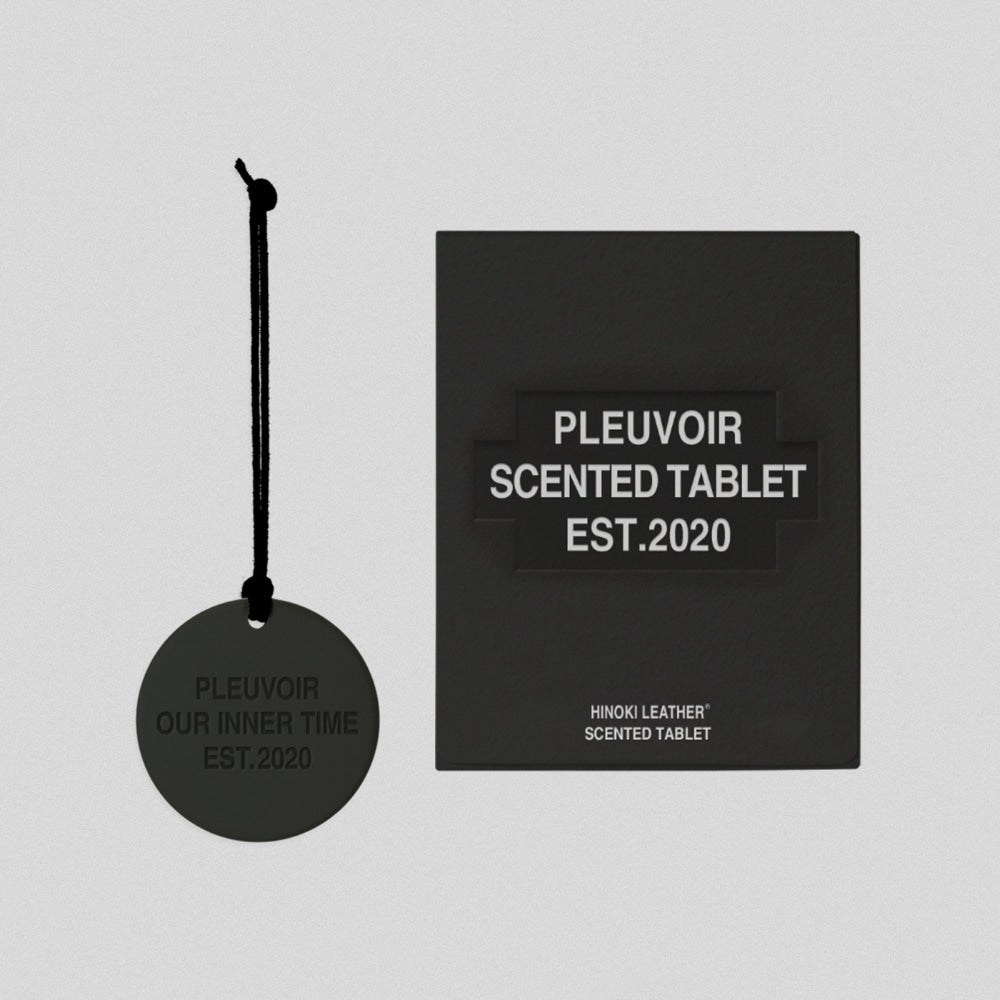 PLEUVOIR HINOKI LEATHER Scented Tablet - Car Scent Hanger